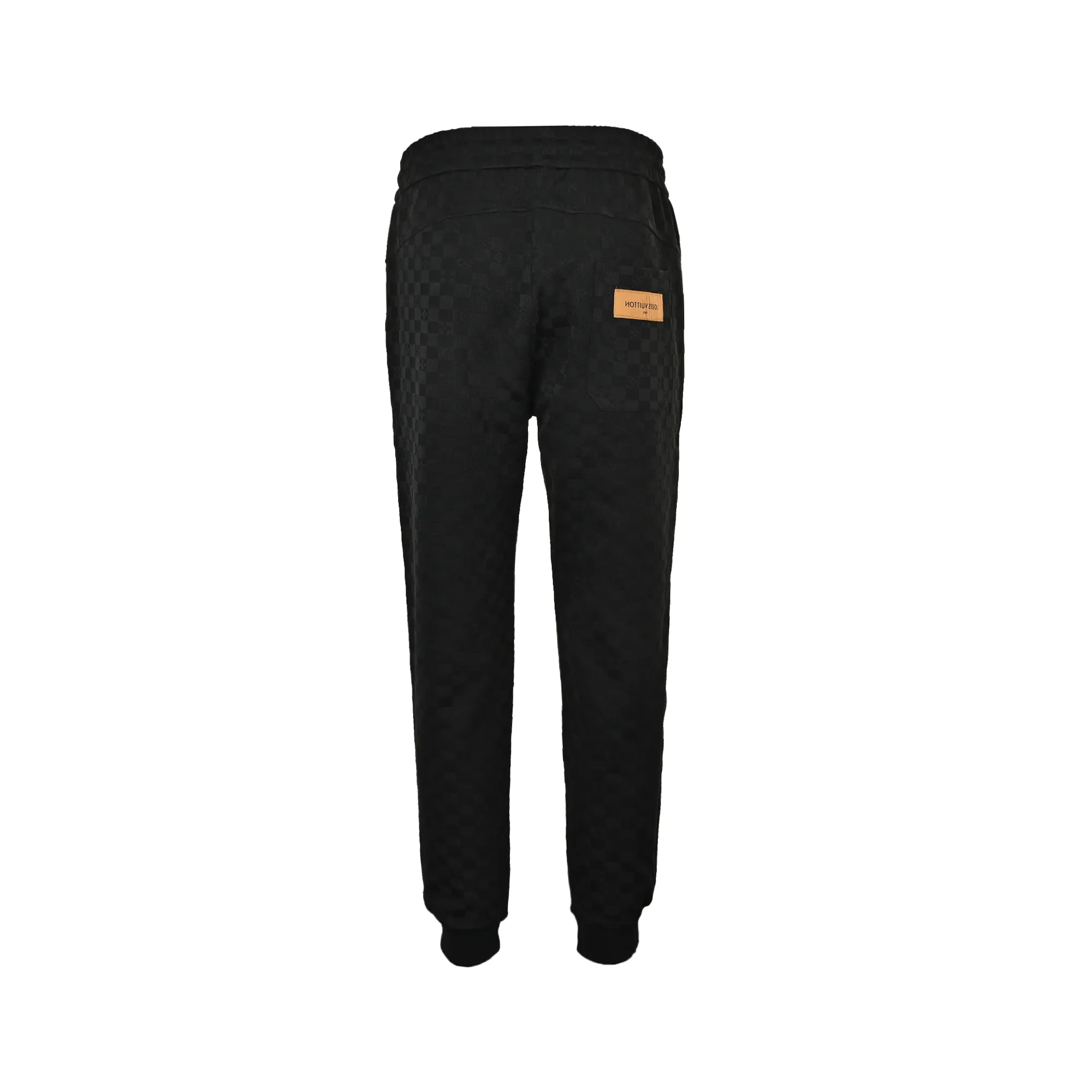 Louis Vuitton/Louis Vuitton logo checkerboard pocket zipper trousers
